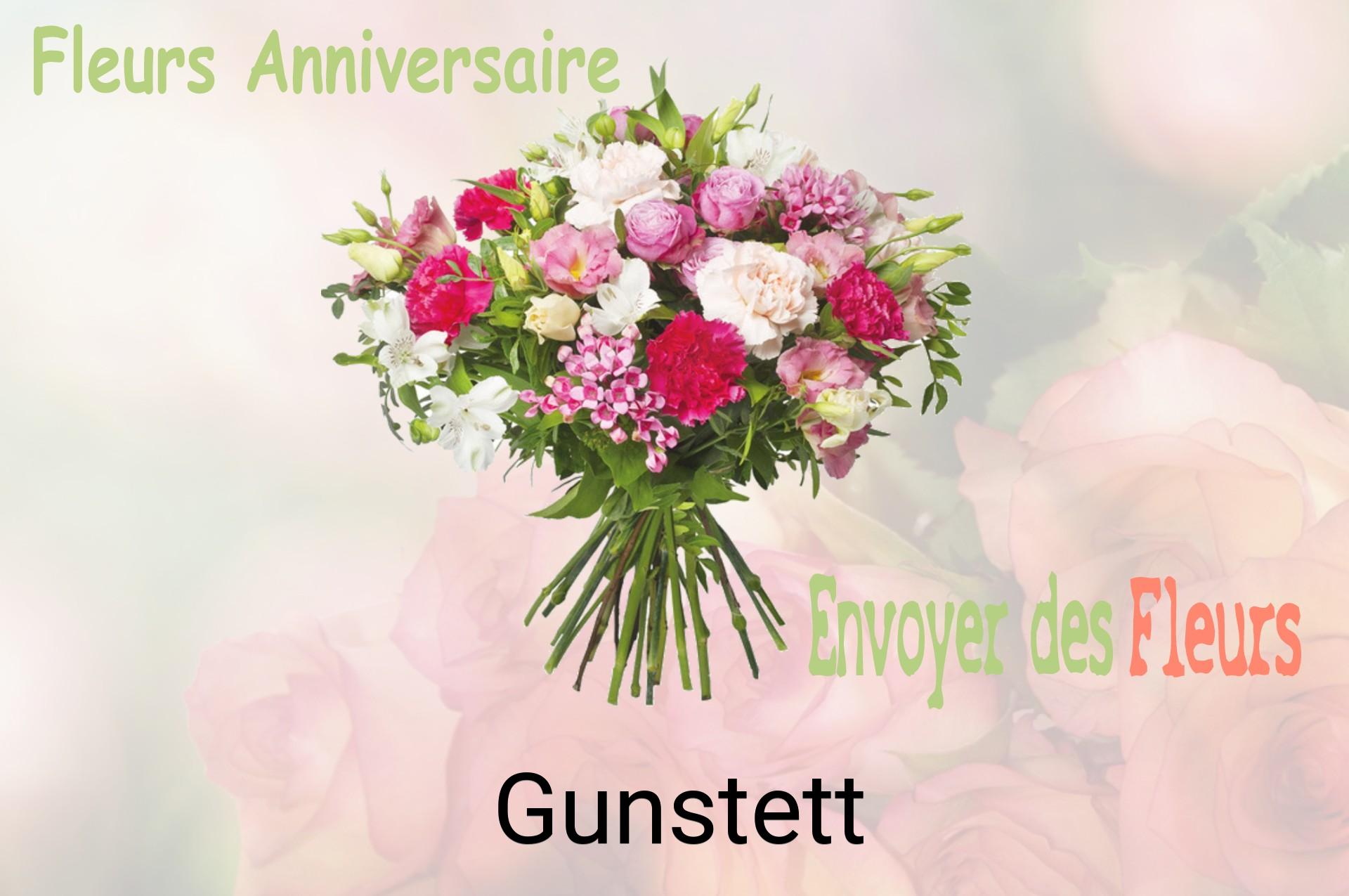 Bouquet de fleurs d’anniversaire livré à Gunstett