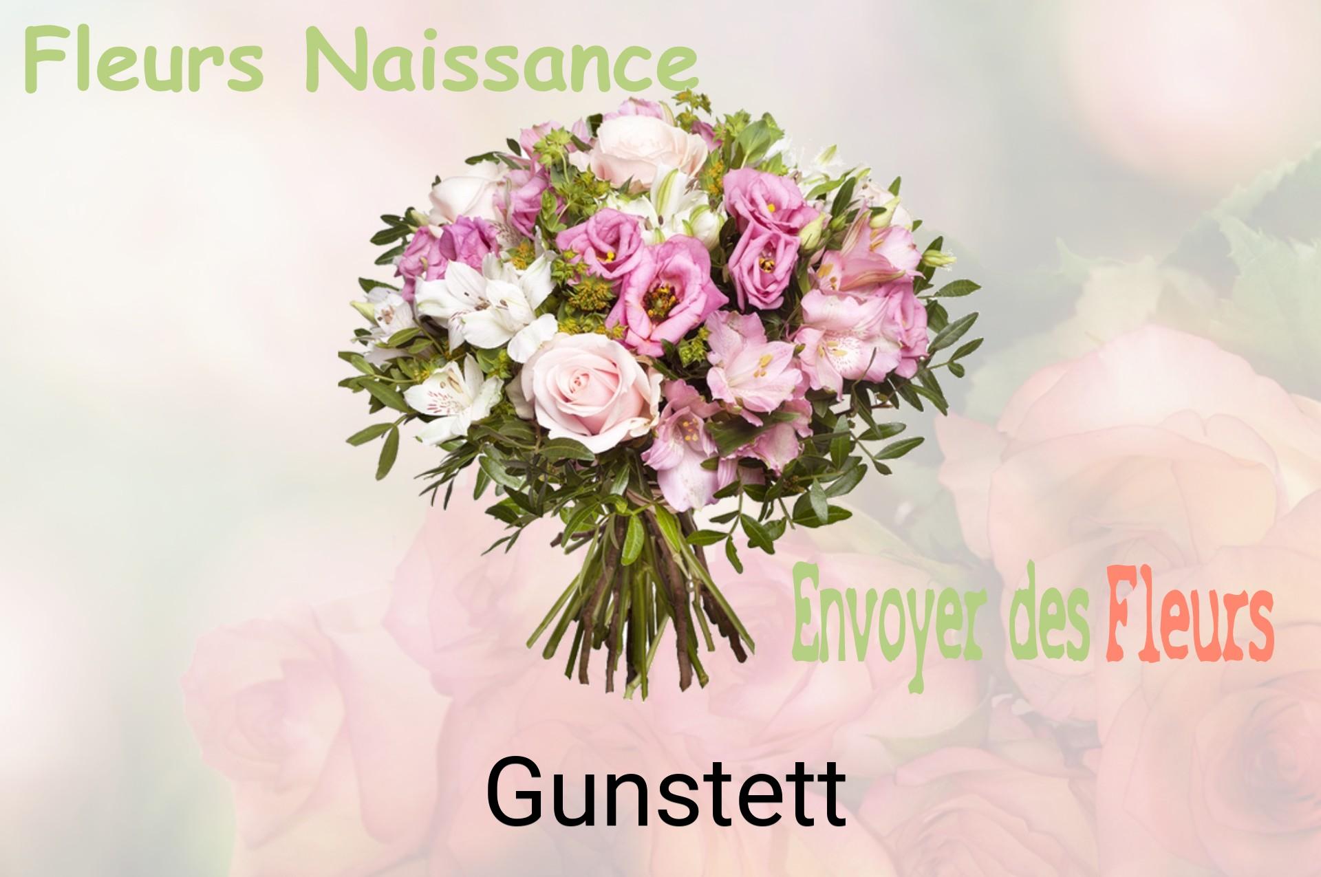 Bouquet de fleurs de naissance livré à Gunstett